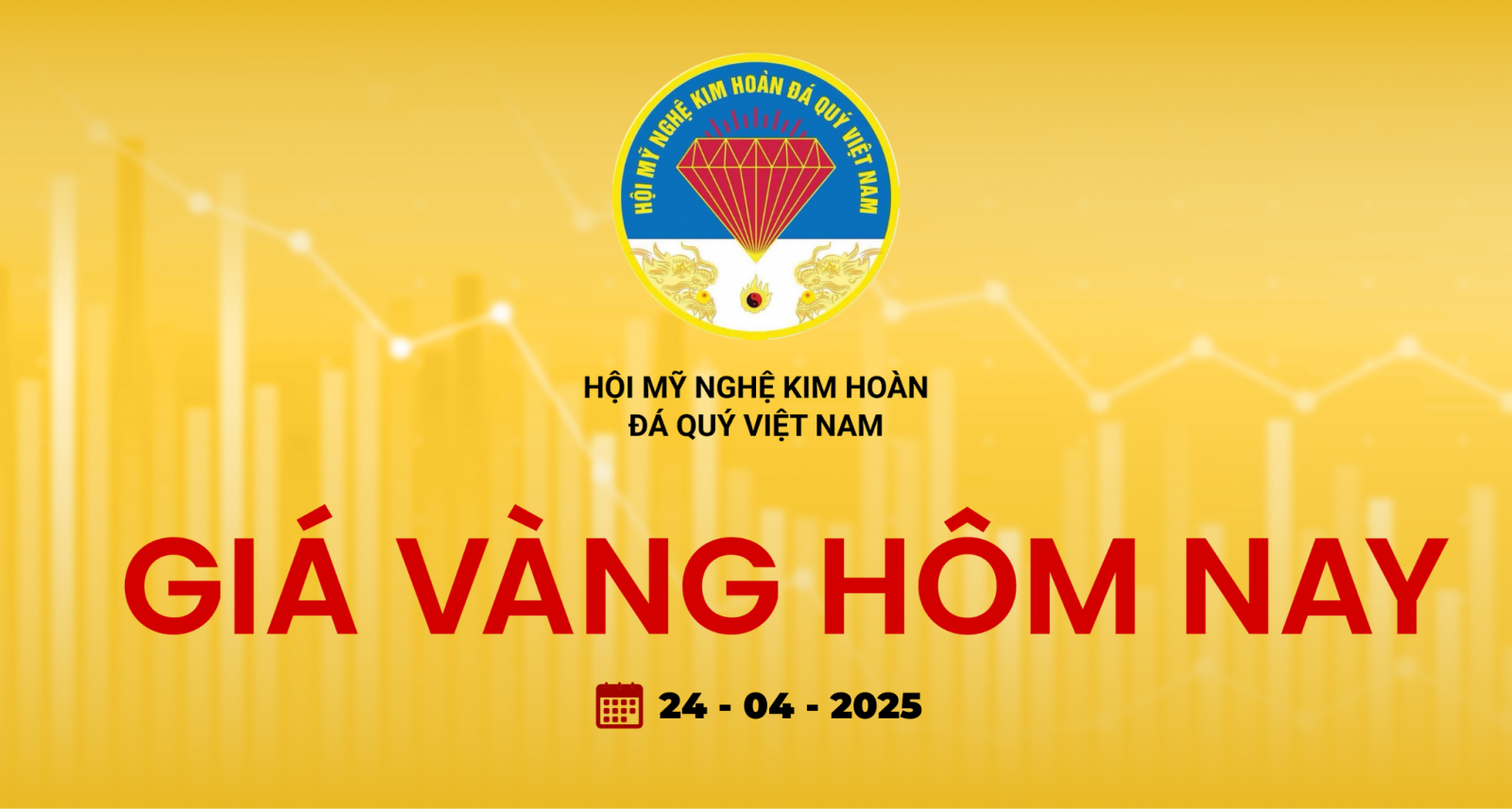 Giá vàng hôm nay (24-4): Tiếp tục giảm mạnh
